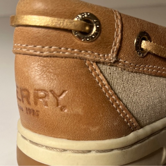 SPERRY Angelfish Metallic Boat Shoe, Size 7, used but in good condition - Picture 15 of 16